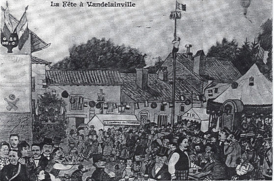Fête à Vandelainville 1906
